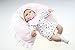 Produktbild NPKDOLL Reborn Baby Puppe Weich Silikon 18inch 45cm Magnetisch Schöne Naturgetreue Niedlich Junge Mädchen Spielzeug Weiß Lätzchen Augen Eröffnet Doll A1DE