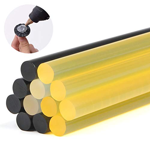 Preisvergleich Produktbild QLOUNI 12 Stück Heißklebepatronen Heissklebestifte zum Basteln Klebestifte für Heißklebepistole Hot Melt klebestifte 3 Farben Heißklebesticks 11x270mm
