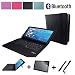 Produktbild 3in1 Starter Set für Lenovo Tab P10 TB-X705L 10,1" Bluetooth Tastatur Tasche Hülle + Schutzfolie + Touch Pen - Bluetooth Schwarz 10.1 Zoll 3in1