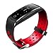 Produktbild F-blue Q8S Blut-Sauerstoff-Smartwatch IP68 wasserdichte Herzfrequenz Fitness Smart-Armband-Blutdruck-TPU-Armbanduhr