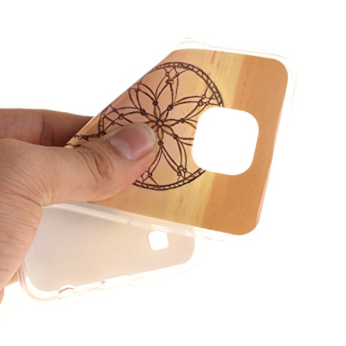 Cozy Hut Lederhülle / Ledertasche / Hülle / Case / Cover / Etui / Tasche Bunte Muster Weich TPU Handy Hülle für LG X Cam K580,Ultra Slim Dünn Silikon TPU Transparent für LG X Cam K580 Hülle , Premium Handy Tasche Schutz Hülle Case Cover Etui Strass Schutz schutzhülle Bumper Schale Silicone für LG X Cam K580 – Traumfänger - 6