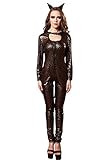 Yiyifs ® Leder Catwoman Leoparden Kostüm Halloween EU169, oder