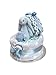 Baby Boy Crib Nappy Cake Blue (0-3 Months)