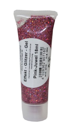 Eulenspiegel 907160 – Glitzergel Pink Juwel, 18 ml - 2