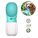 Produktbild TIANT Portable Dog Wasserflasche, Auslaufsicher Dog Cat Travel Wasserflasche Mit Großen Trog, Pet Outdoor Trinkbecher-350Ml/12Oz,Blue