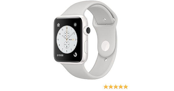 Apple Watch Series 2 - Cassa 42mm in Ceramica Bianca - Cinturino Sport  Nuvola : Amazon.it: Elettronica