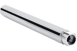 YOSOO HEALTH GEAR 20 Cm / 8 Cali Przedłużacz Głowicy Prysznicowej, Przedłużenie Ramienia Prysznicowego, Ramię Przedłużające Prysznica Akcesoria łazienkowe 8-calowa Okrągła Rura Przedłużająca Prysznic ze Stali Nierdzewn