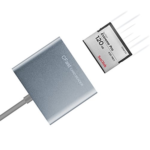 CFast Kartenleser, amalink High Speed CFast 2.0 USB3.0 (500MB/S) Speicherkarte Reader - 2