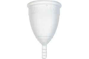 Lunette Menstrual Cup - Clear - Model 2 for Normal or Strong Bleeding - (DE Version)