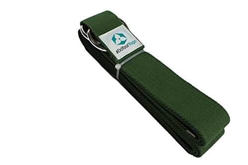 Yogagurt »Madira« / Yoga-Belt Gurt 100% Baumwolle mit stabilem Metall-Ring-Verschluss / 250 x 3,8cm / in verschiedenen Farben erhältlich - 3