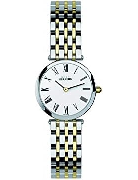 MICHEL HERBELIN DAMEN-ARMBANDUHR MULTICOLOR SCHWEIZER QUARZ ANALOG 1045/BT01