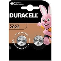 Duracell DL2025/CR2025 - Pilas especiales de botón de litio 2025 de 3 V, paquete de 2 unidades diseñada para uso en llaves con sensor magnético, básculas, elementos vestibles y dispositivos médicos