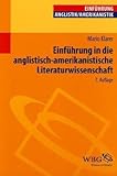 Image de Einführung in die anglistisch-amerikanische Literaturwissenschaft