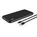 Produktbild ICHECKEY 10000mAh Smart QC3.0 Handy Powerbank Schnellladefunktion mit Taschenlampe Dual-Output-Ports Bidirektional Quick Charge Portable Power Pack für iPhone iPad Samsung Galaxy