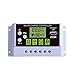 Produktbild LIOOBO 10A Solarladegerät Controller Solar Panel Battery Intelligenter Regler mit USB-Port Display 12 V / 24 V (Weiß)