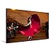 Produktbild Premium Textil-Leinwand 75 cm x 50 cm quer, Flamencotanz | Wandbild, Bild auf Keilrahmen, Fertigbild auf echter Leinwand, Leinwanddruck: Typische Flamenco Szene in Sevilla (CALVENDO Orte)