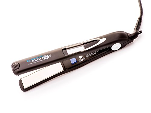 The Vibe ceramic tourmaline vibrating straightener BLACK