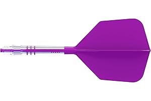 CUESOUL CUESUL Rost T19 Eje de dardo Integrado de Carbono y Vuelo de ala Grande, Conjunto de 3