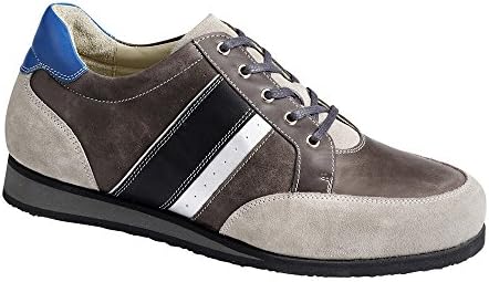 Mens Sports Shoes - Grey - Nubuck & Leather - Lace -Width - K - Size - 12.5