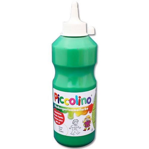 PICCOLINO Kindergarten Malfarben – Schulmalfarben Set mit 11 Farben in 500ml Flaschen - 7