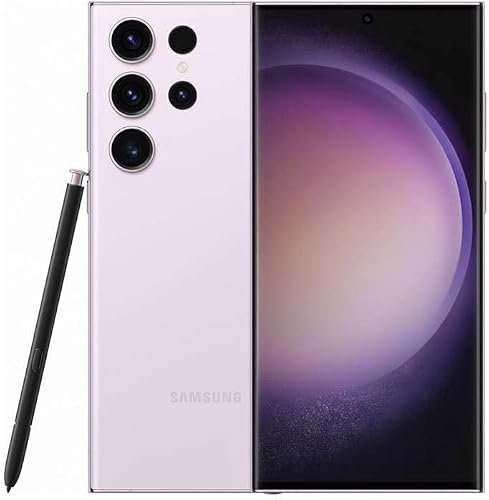 Samsung Galaxy S23 Ultra 5G 256GB, Lavender - Unlocked (Renewed)