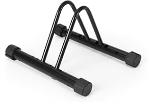 ENGWE MTB Support de vélo extérieur en métal, support de rangement pour vélo, support de stationnement pour vélo pour garage ou abri de jardin (1 station de vélo)