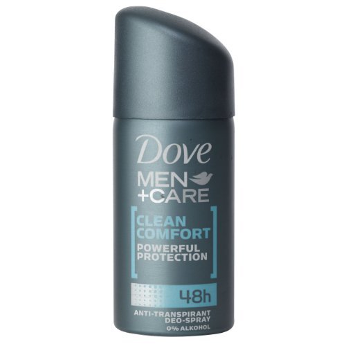 5Pack Dove Men + Care Travel Deodorant Spray Clean Comfort 5x 35ml
