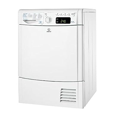Indesit IDCE H G45 B Sèche Linge Condensation 8 kg Départ Différé, Nombre de Températures: 4, sonde électronique, Affichage du Temps Restant, Programme Délicat, Programme Rapide, Cycle Fraicheur, Voyant Entretien Filtre, Voyant Réservoir Plein, Vo…