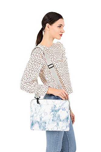 MOSISO Notebooktasche f  r 13-13 3 Zoll MacBook Pro  MacBook Air  Notebook Computer  Laptop Schultertasche Sleeve H  lle Segeltuch Gewebe Marmor Muste