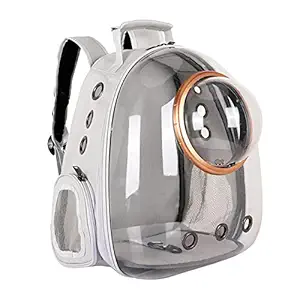 Aswadh Pet Carrier Backpack Capsule Travel Dog Cat Bag Breathable Astronaut Gray