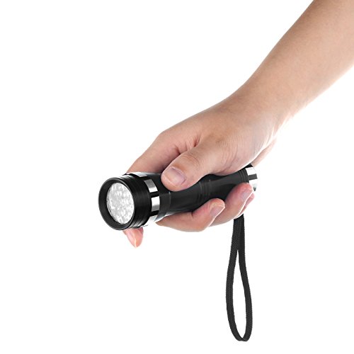 Ascher Superhelle LED Taschenlampe |14 LED | Energiesparend | Aluminiumgehäuse | Schwarz - 3