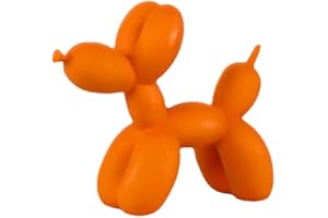 ‎FYBLOSSOM Modern Sculpture Decorative Figure Balloon Dog Resin Statue, Art Balloon Dog Animal Statue Decorative Figure Table Decoration, Creativity Resin Balloon Dog Craft Gift for Desktop Living Room Cake