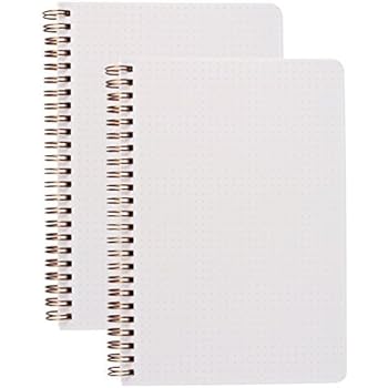 muji paper double ring dot grid notebook a5 70 sheets amazoncouk