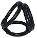 Produktbild Penis- Hodenring Käfig Tri3Ring - Cockcage aus Latex Durchmesser 2x3,5 und 1x4 cm Schwarz You2Toys