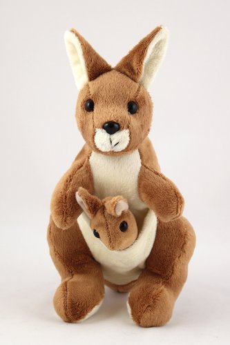 Kangaroo soft toy (with joey) by BabyCentre