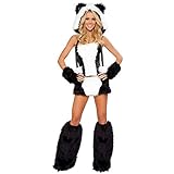 Jumpsuit Tier Fasching Halloween Kostüm Eisbär Mädchen Cosplay Damen Einheitsgröße - 