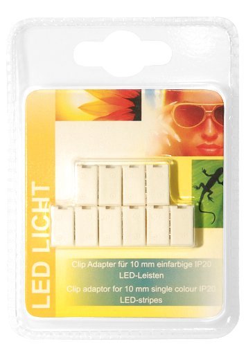 Transmedia LBZ6-10L - Adattatore a clip monocromo per strisce LED RGB