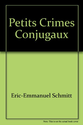 couverture de : Petits crimes conjugaux
