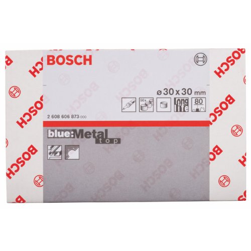 Bosch Schleifring X573 Best for Metal 30x30mm Korn 80, 50 Stk. - 2