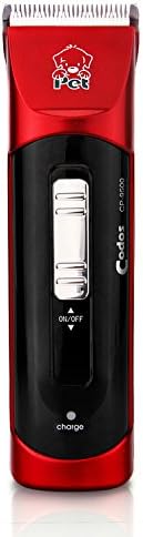PepPet Electric Hair Clippers for Small Medium & Large Dogs Cats and Other House Animals Red CP-9500