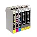 Produktbild LxTek Kompatibel Ersatz für Epson 35 35XL Druckerpatronen für Epson Workforce Pro WF-4740DTWF WF-4730DTW WF-4720DWF WF-4725DWF Drucker (2 Schwarz, 1 Cyan, 1 Magenta, 1 Gelb)