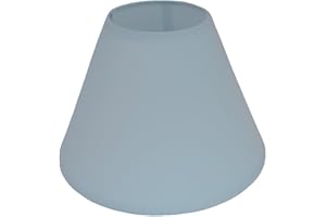 LIGHTS LINEN 9" Coolie Ceiling Table Lamp Shade Black Cream Lt Blue Lt Green Navy Peach Red - Main Colour: Light Blue