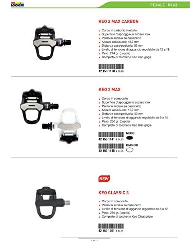 Pedali road keo classic 3 42 153 1201