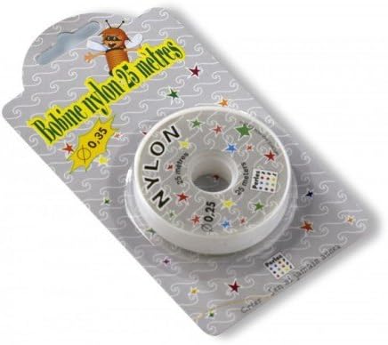 BOBINE 25 M DE FIL NYLON - TRANSPARENT