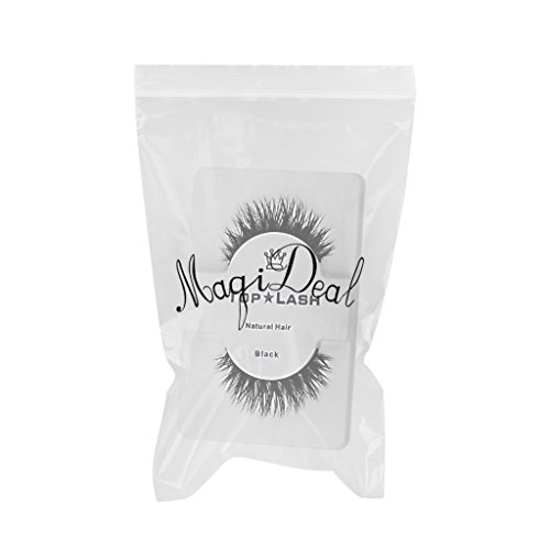 1 Paar Handgefertigte Weiche Faser Dicke Wimpern Künstlihche Wimpern D-7 - 2