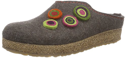 Haflinger Kanon, Unisex Adults' Low-Top Slippers, Brown (263 Braunmeliert), 38 EU