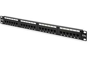 DIGITUS Patchpanel Cat 5e, 24-puerto, 19", 1U, sin blindado, Gris