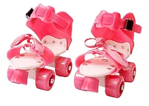 AUTHFORT AUTHFORT Roller Skates for Girls Age Group 7-12 Years Adjustable Inline Skating Shoes with School Sport-Multi Colour