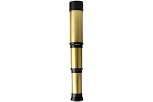 Toyvian Handheld Telescope Retractable Science Experiment Toy Kids Pirate Treasure (Golden)