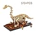 Produktbild HLDX 570 + STÜCKE Dinosaurier Fossil Skeleton Blocks Puzzle Montage Spielzeug Brachiosaurus Prähistorische Zivilisation Jungen und Mädchen Geburtstagsgeschenke